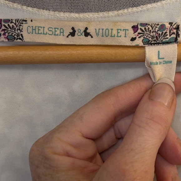 Chelsea & Violet Cream Mini Dress - Picture 3 of 4